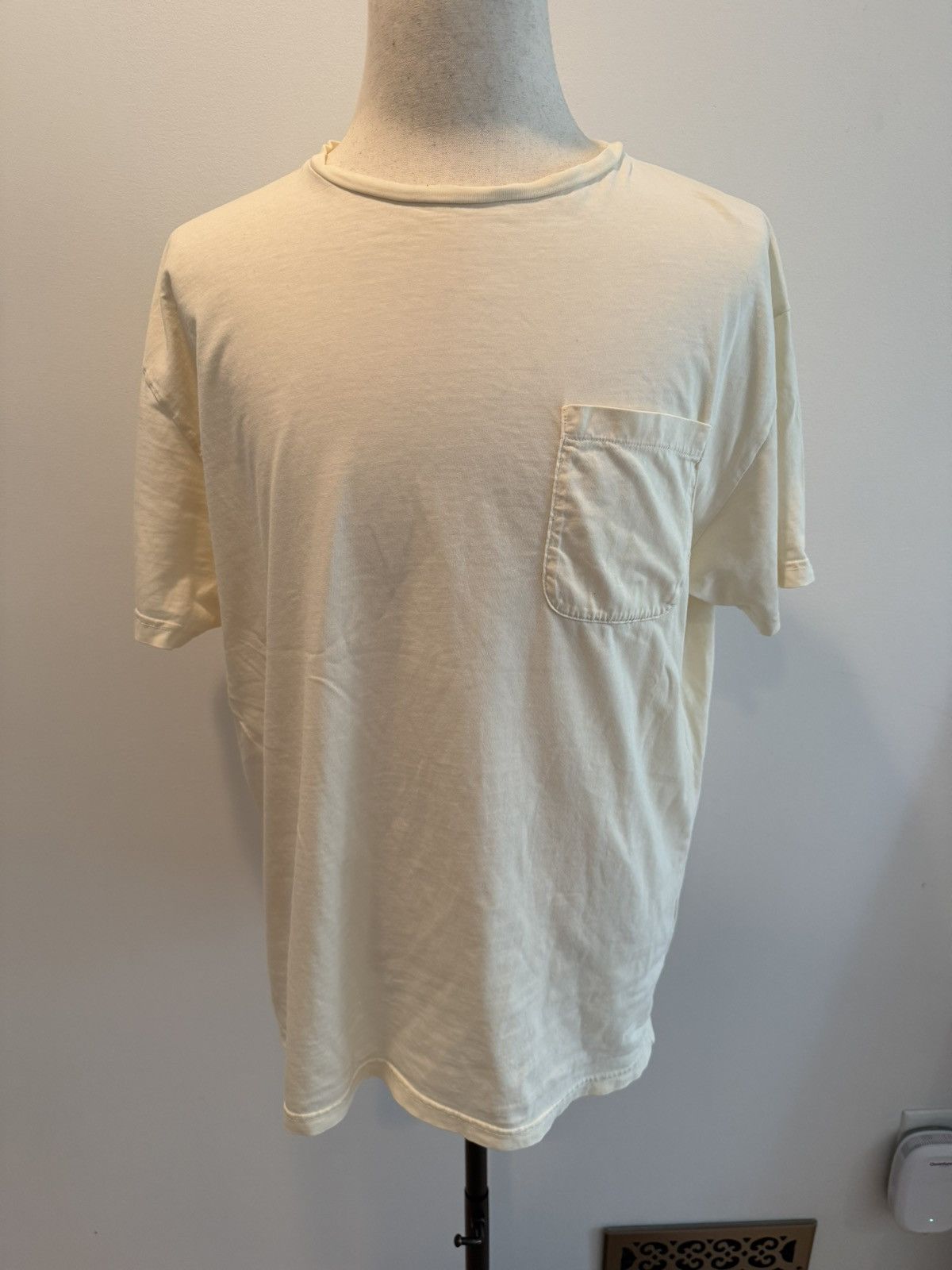 KESTIN KESTIN off white pocket tee Size US L / EU 52-54 / 3 - 1 Thumbnail