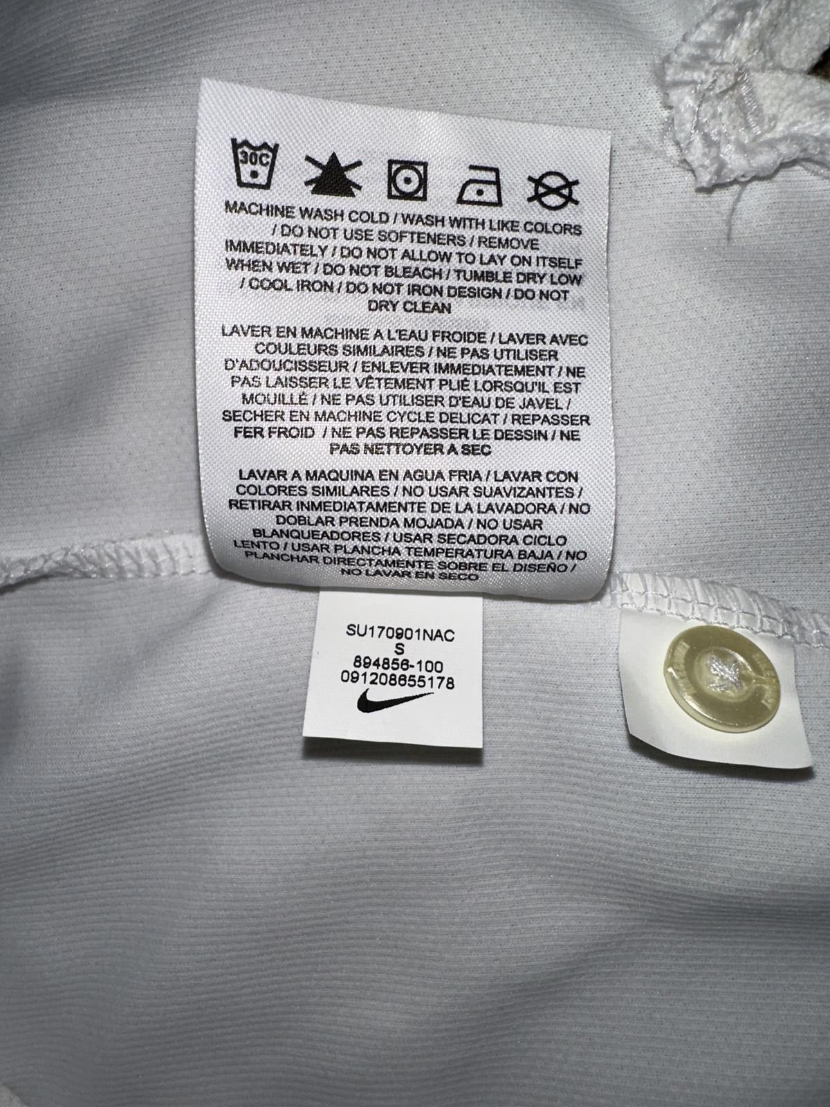 Nike Nike Men’s Dri-Fit Court Dry Advantage Tennis Polo Shirt White/Black Size US S / EU 44-46 / 1 - 10 Thumbnail