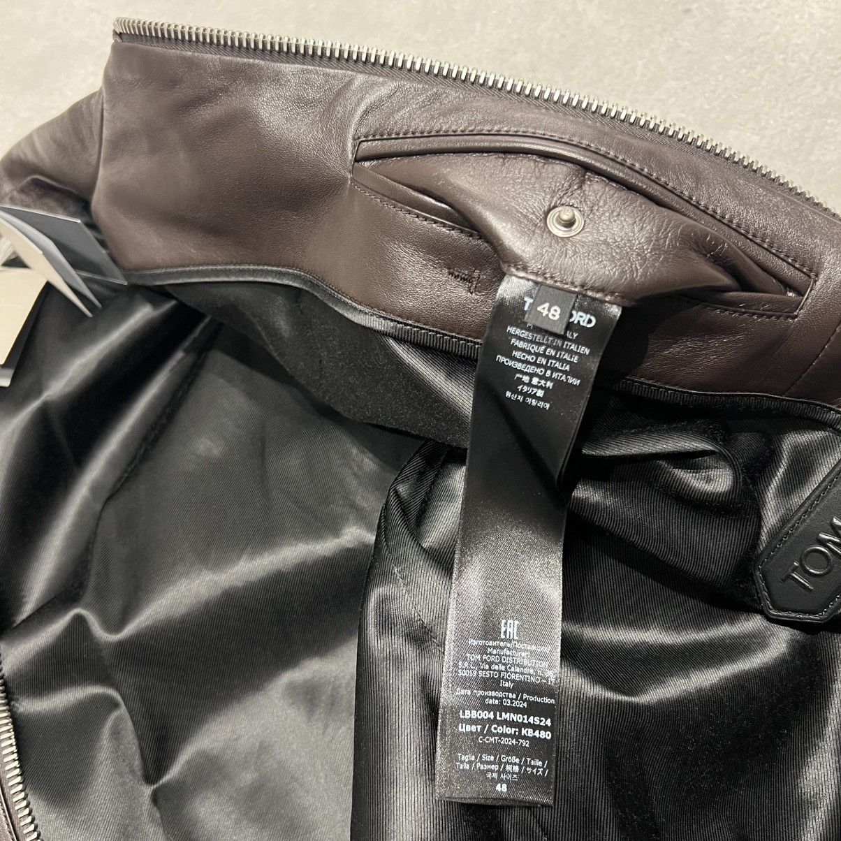 Tom Ford Tom Ford Leather Jacket in Medium Size US M / EU 48-50 / 2 - 5 Thumbnail