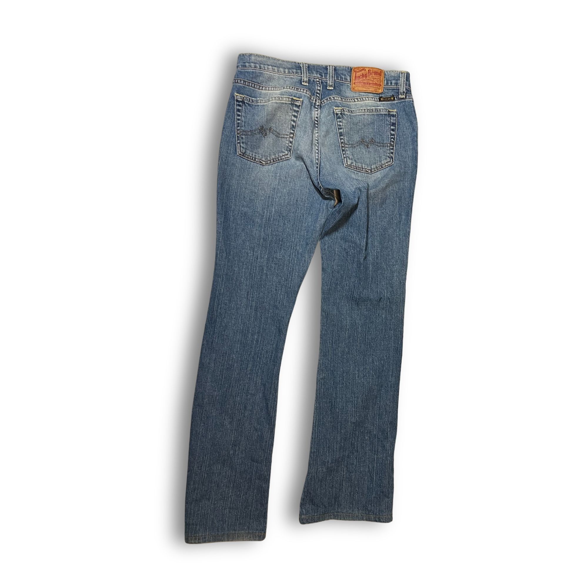 Lucky Brand Lucky Brand Regular Inseam Womens Jeans Size 6 Medium Wash B Size 28" / US 6 / IT 42 - 3 Thumbnail