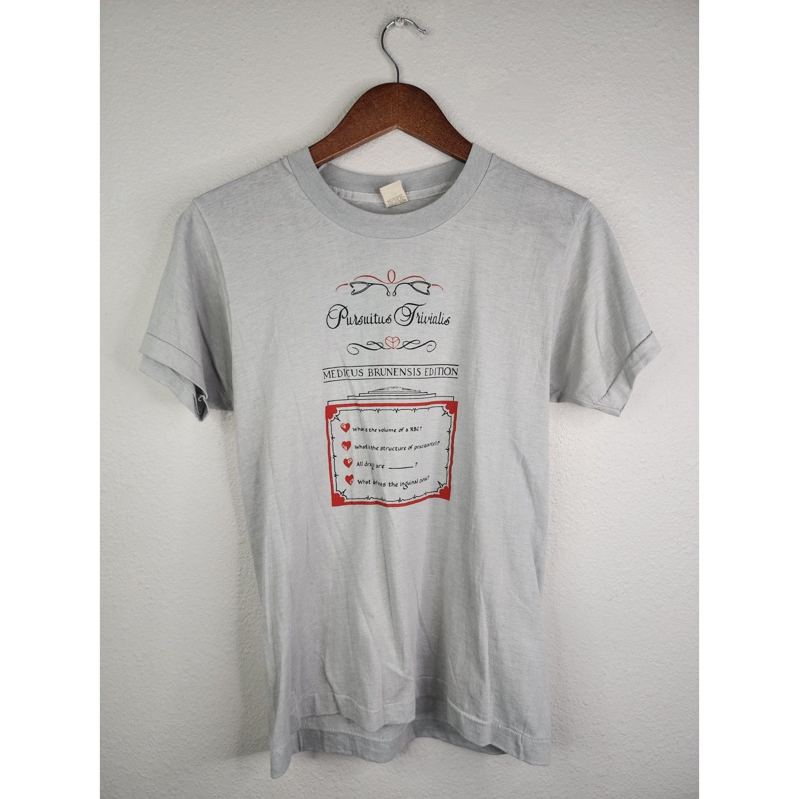 Vintage Vintage Medical Science Shirt Trivia Tee Medicus Brunensis M Size US M / EU 48-50 / 2 - 2 Thumbnail