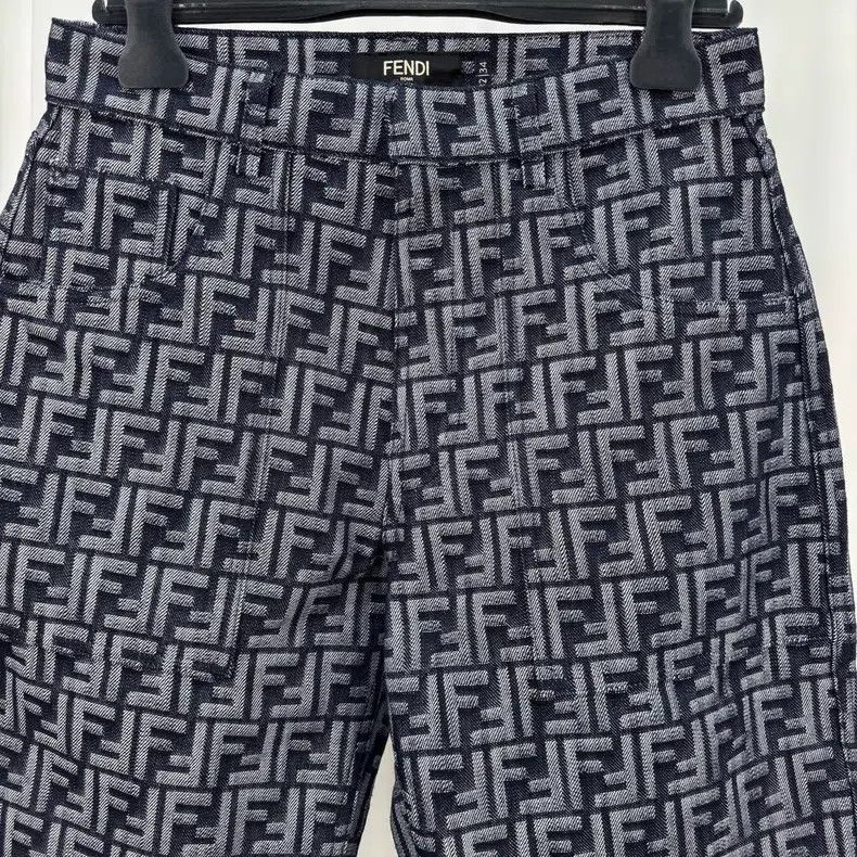 Fendi Fendi Monogrammed Full Print Denim Short Pants Size US 32 / EU 48 - 3 Thumbnail
