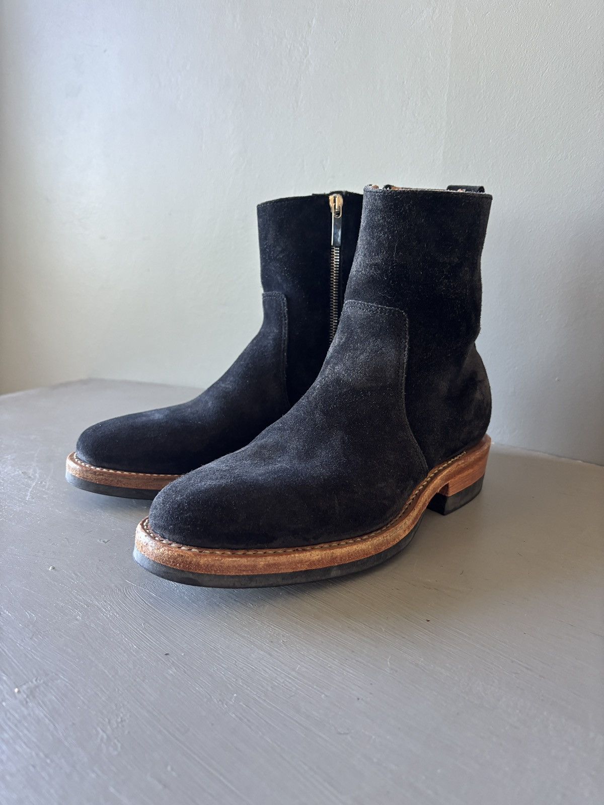 Viberg Viberg Side Zip Boot Mens Black (UK 7/US 8) Size US 8 / EU 41 - 1 Thumbnail