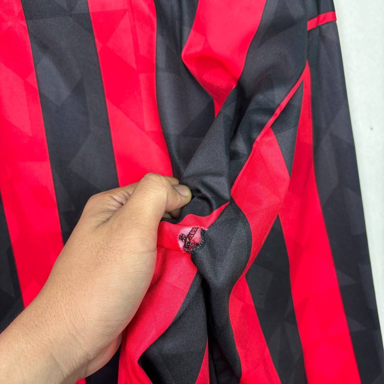 Lotto Sport Vintage AC Milan 1993 1994 Lotto Motta Long Sleeve Jersey L Size US L / EU 52-54 / 3 - 4 Thumbnail