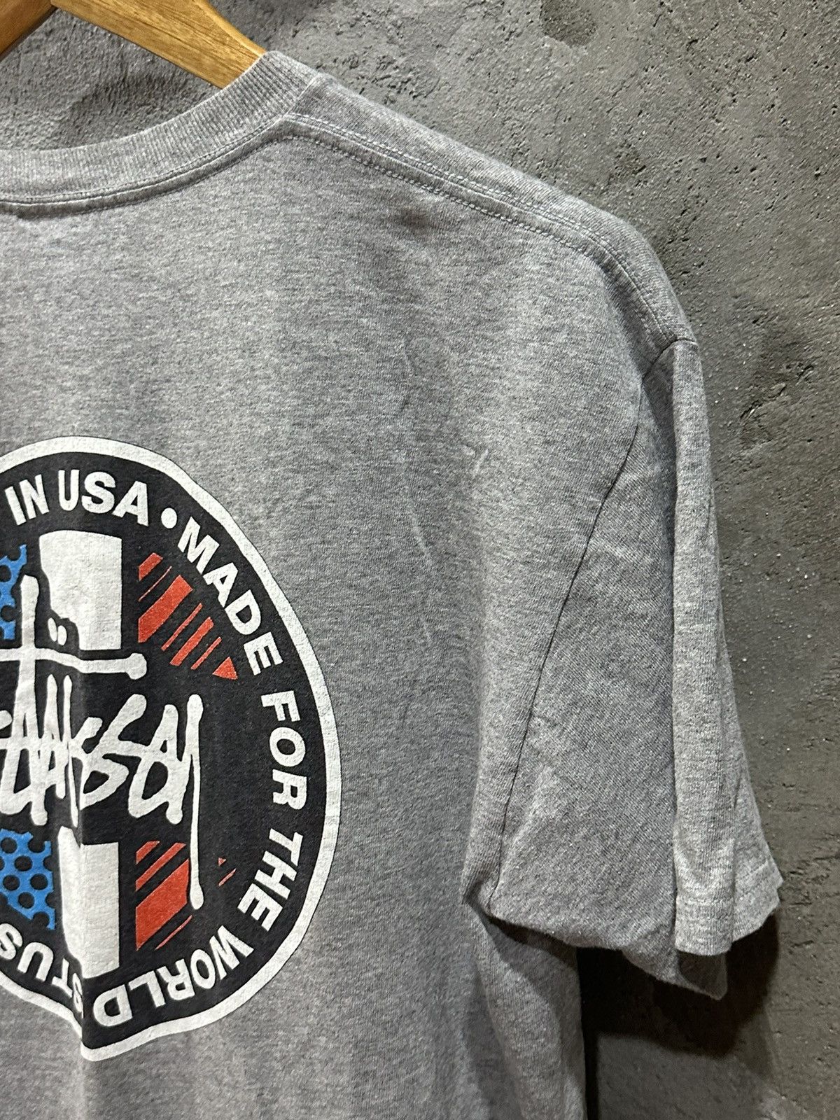 Stussy Stussy 2000s Design Grey Medium Size Tee Size US M / EU 48-50 / 2 - 10 Thumbnail