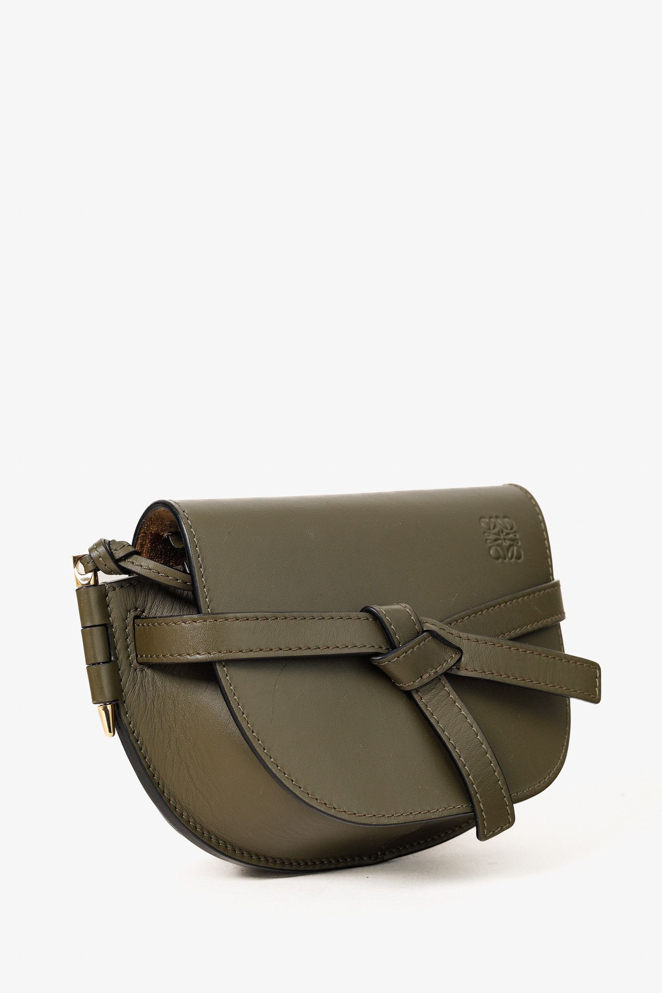 Loewe Loewe Mini Gate Dual Soft Calfskin & Jacquard Crossbody Bag Size ONE SIZE - 2 Thumbnail