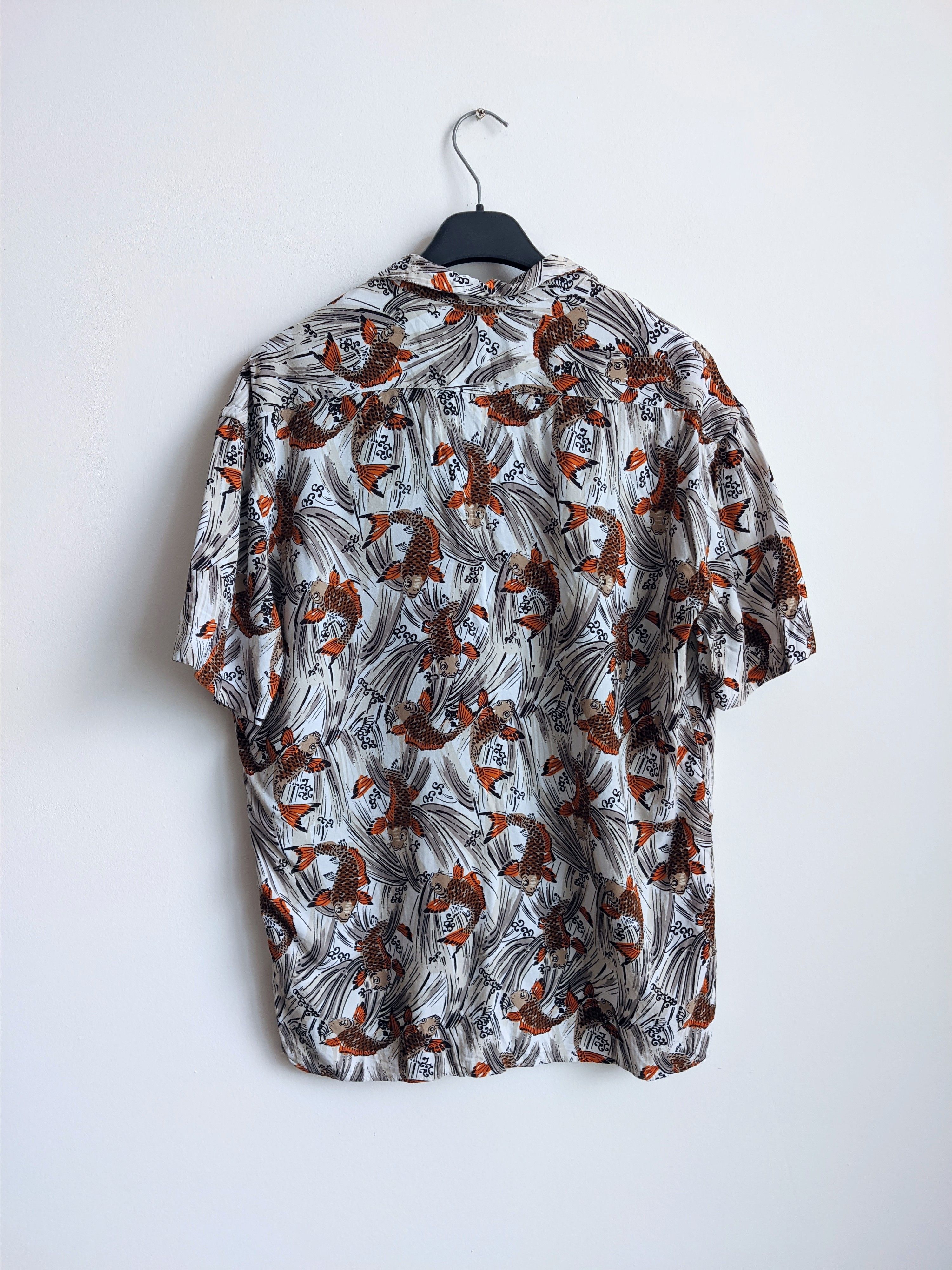 Japanese Brand Hawaiian shirt short sleeve carp japan Size US M / EU 48-50 / 2 - 7 Thumbnail