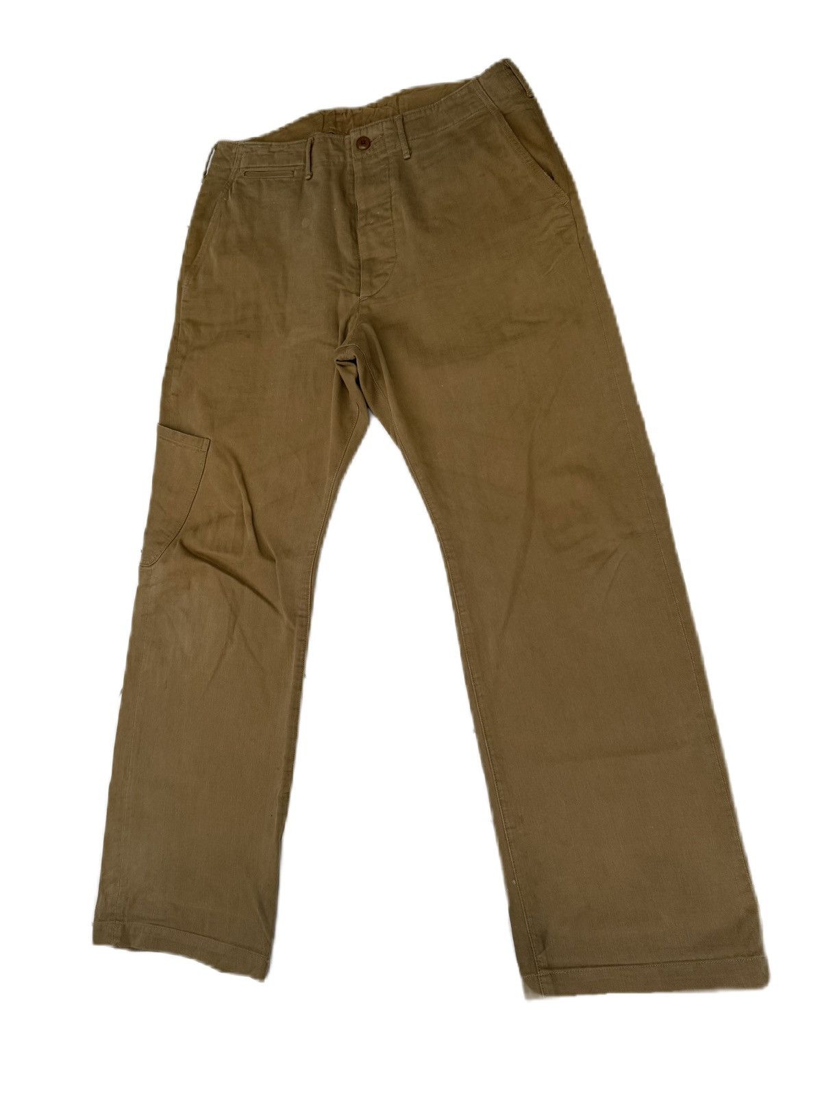 Japanese Brand × Kapital Kapital Khaki Classic Type Katsarugi Sides Pocket Selvedge Size US 32 / EU 48 - 3 Thumbnail