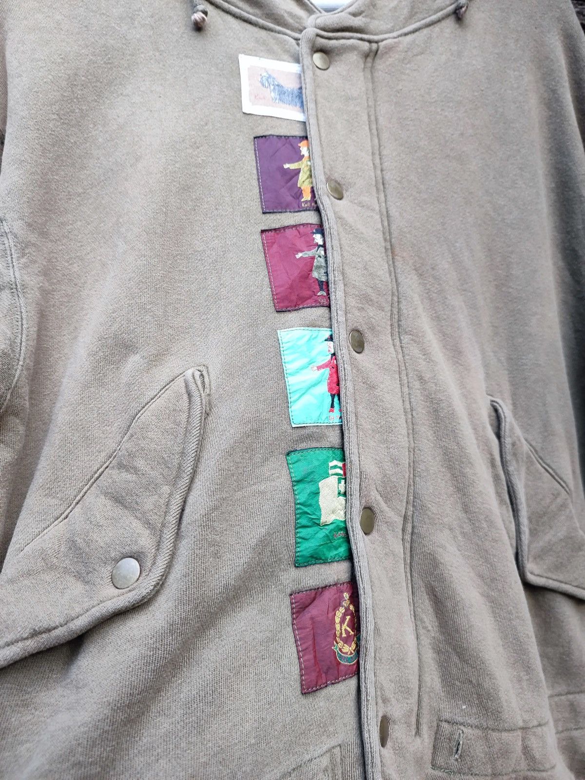 Karl Helmut Vintage Karl Helmut Olive Full-Zip Hoodie with Embroidery Size US M / EU 48-50 / 2 - 3 Thumbnail