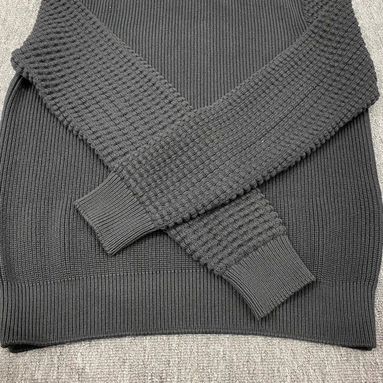 Louis Vuitton LOUIS VUITTON Black Signature Embroidered Knit Sweater Size US M / EU 48-50 / 2 - 6 Thumbnail