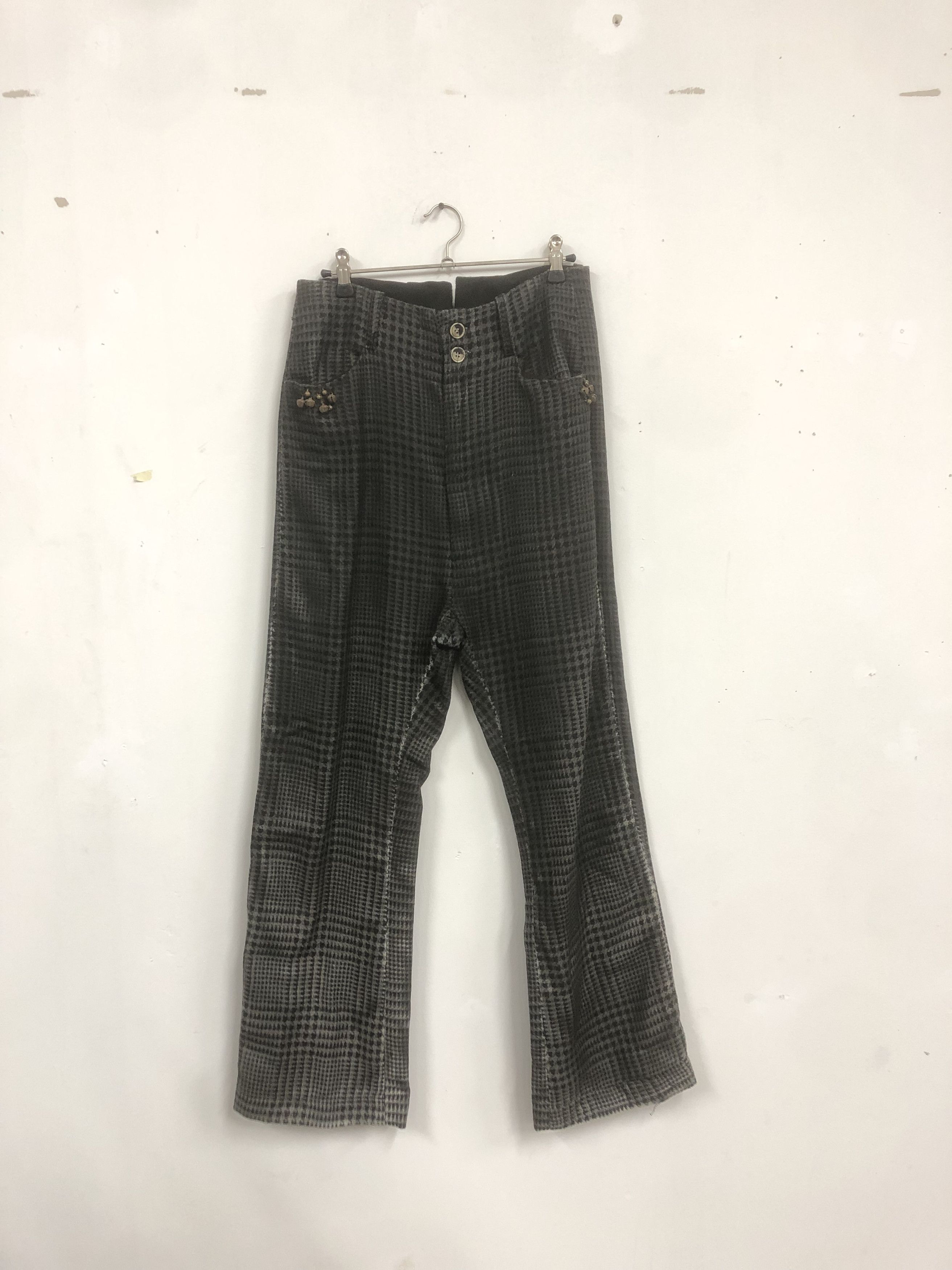 Mavranyma MAVRANYMA - pied de poule dyed pants Size US 26 / EU 42 - 3 Thumbnail