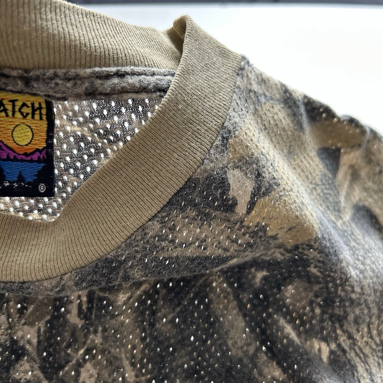 Realtree Vintage 90s Realtree Camo Mesh Breathable Pocket T Shirt 2XL Size US XXL / EU 58 / 5 - 5 Thumbnail
