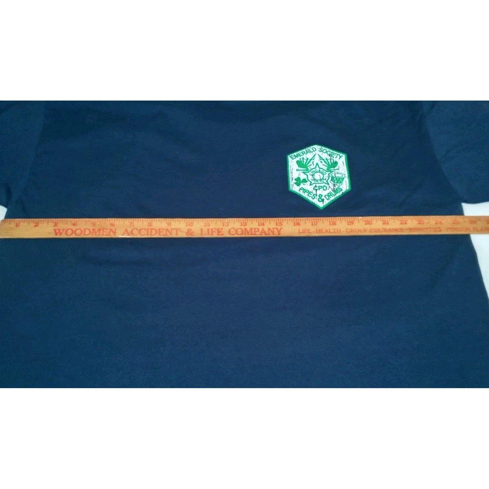 Gildan Emerald Society Chicago Police Pipes And Drums Shirt 2XL CPD Irish Flag Bagpipes Shirt Size US XXL / EU 58 / 5 - 5 Thumbnail