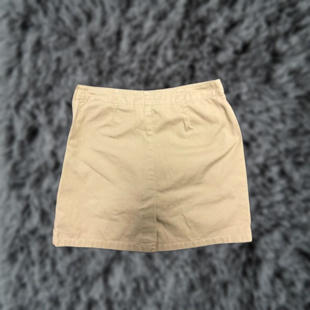 Lands' End Lands' End Skort Mini Skirt Size 1 Regular Women Beige Cotton Twill Golf Tennis Casual Workwear Preppy Short Fall Spring Summer Size 25" / US 0 / IT 36 - 1 Thumbnail
