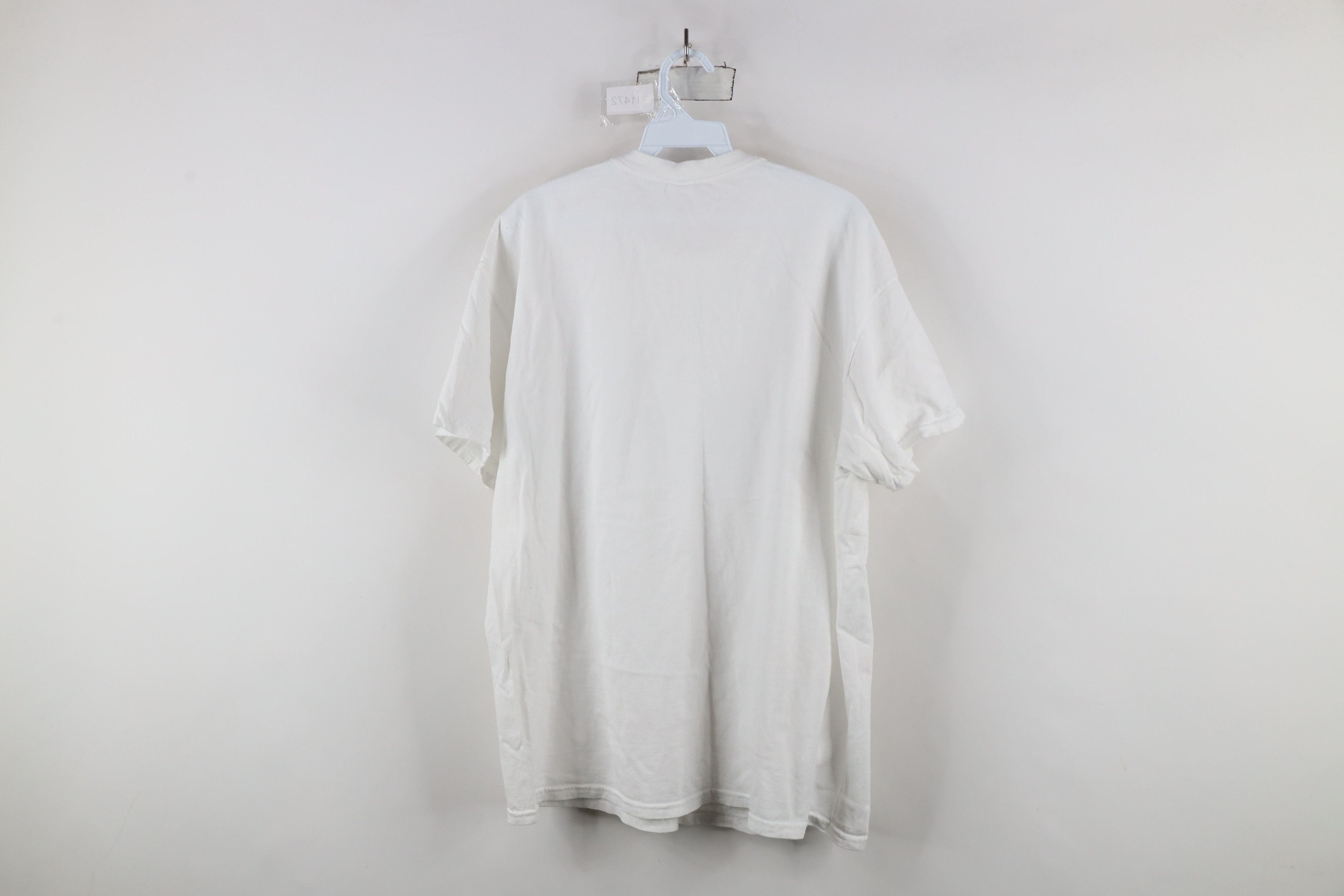 Vintage Vintage Y2K Streetwear Heavyweight Cotton T-Shirt White Size US XL / EU 56 / 4 - 7 Thumbnail
