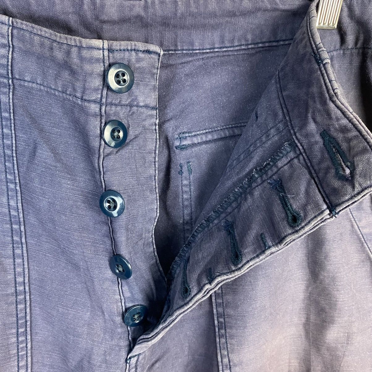 Japanese Brand DL Journal Standard made in japan Purple Casual Pants #C1219 Size US 30 / EU 46 - 12 Thumbnail