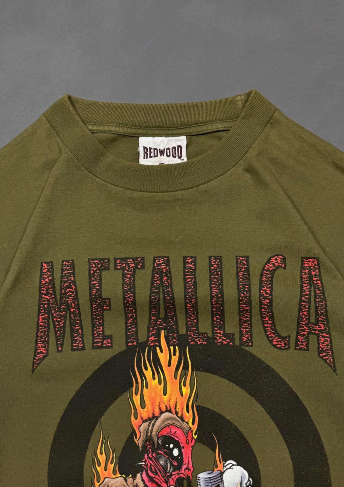 Metallica Metallica “Burn Your Fingers One by One” Vintage Redwood Size US XL / EU 56 / 4 - 6 Thumbnail