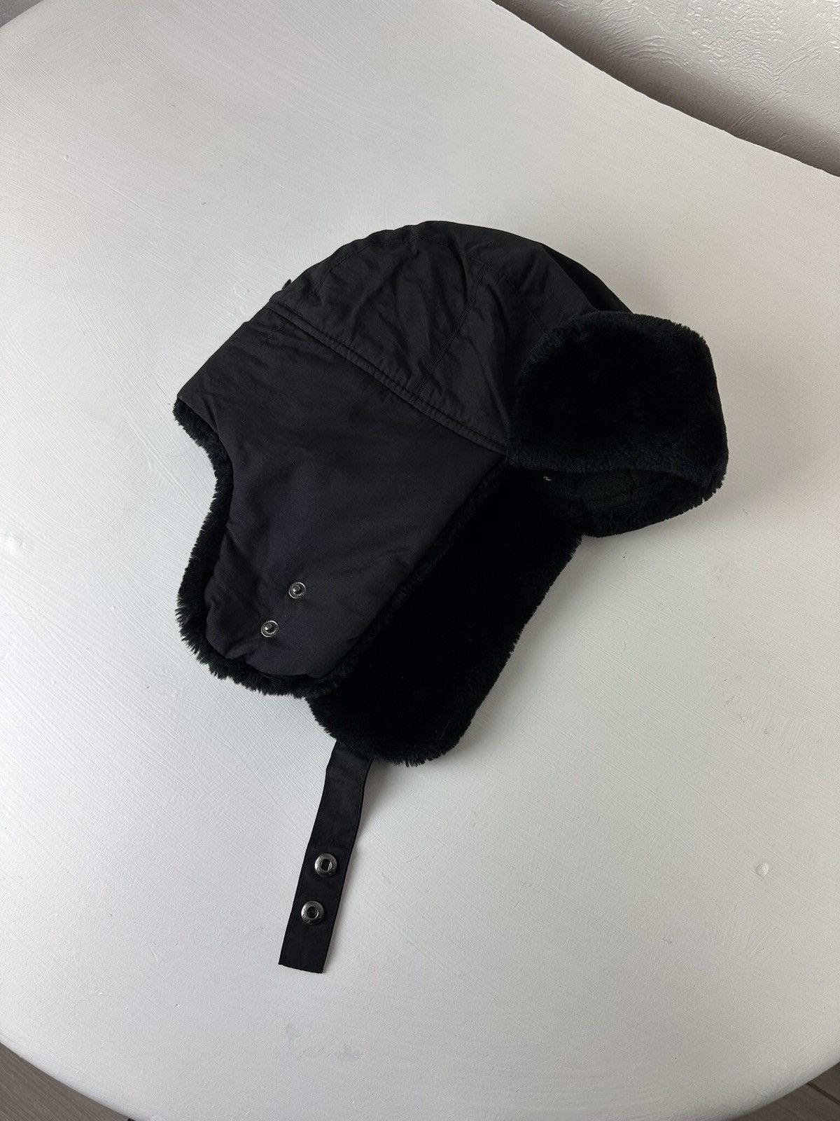 Hysteric Glamour × Vintage Crazy Y2K Mohair Fuzzy Hat Ushanka Punk Huge Size ONE SIZE - 1 Thumbnail