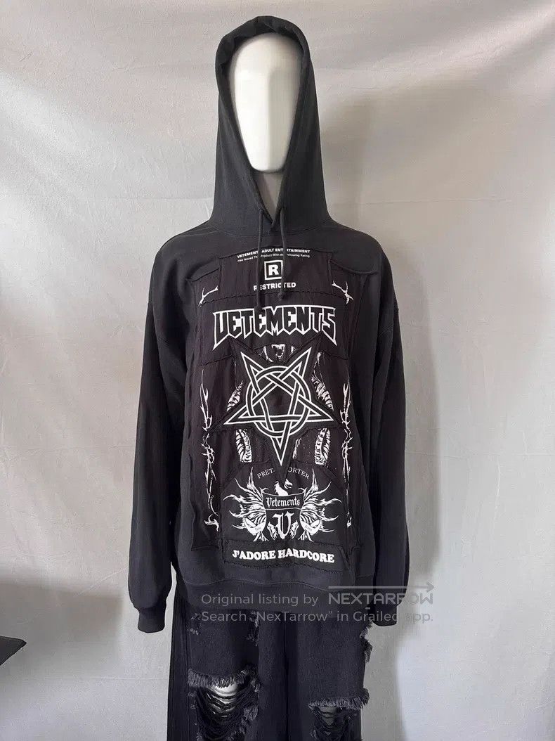 Vetements Patchwork Hoodie