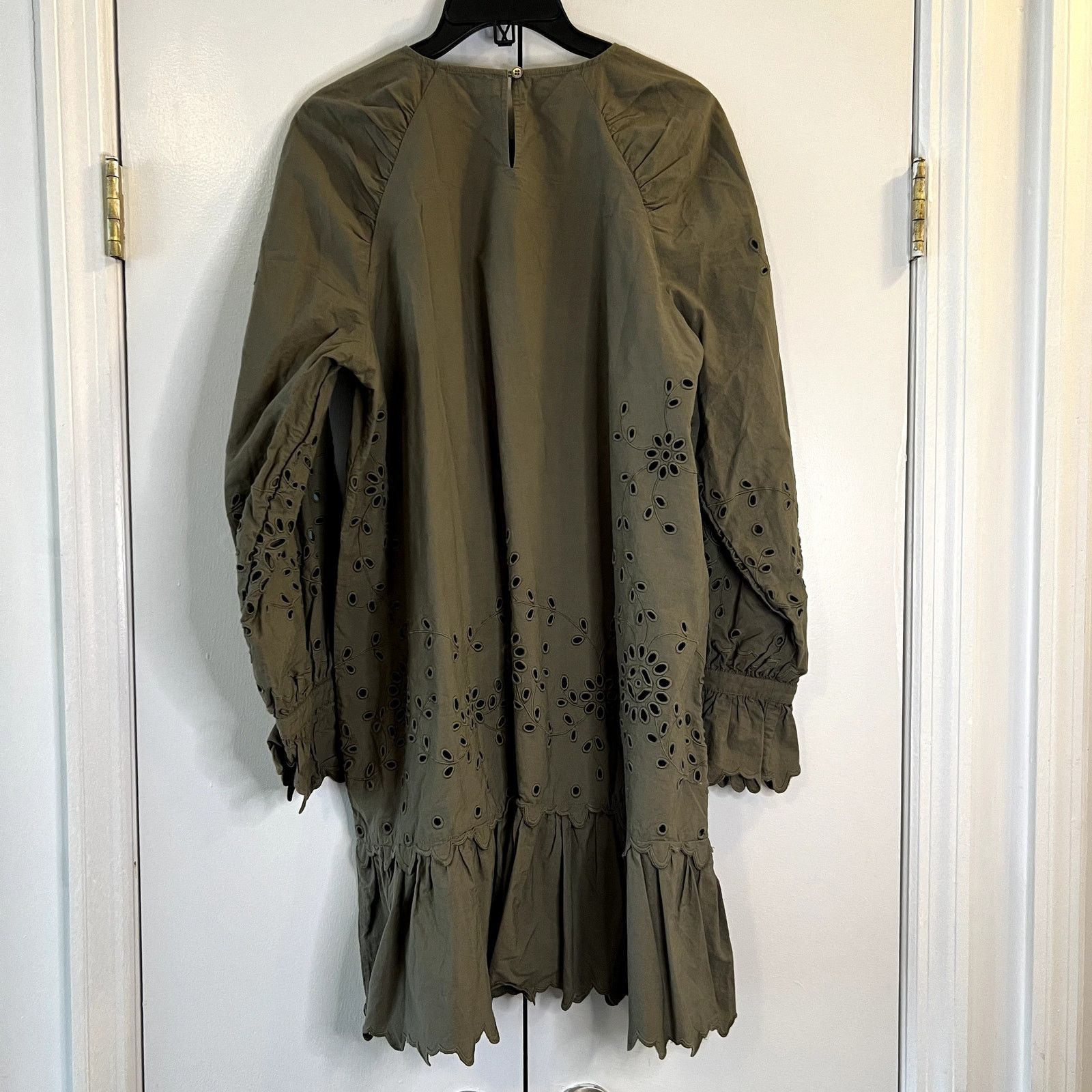Sea New York Sea New York Crew Neck Fern Balloon Eyelet mini Dress Size L Size L / US 10 / IT 46 - 7 Thumbnail