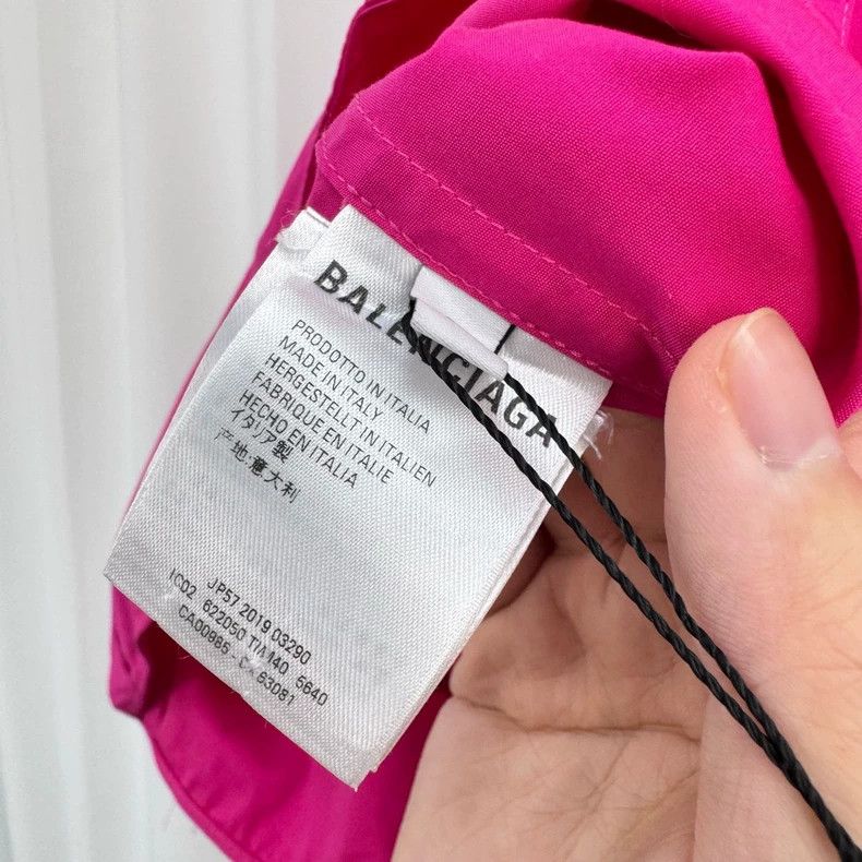Balenciaga Balenciaga size 34 Off-the-shoulder monogrammed shirt Size US L / EU 52-54 / 3 - 6 Thumbnail