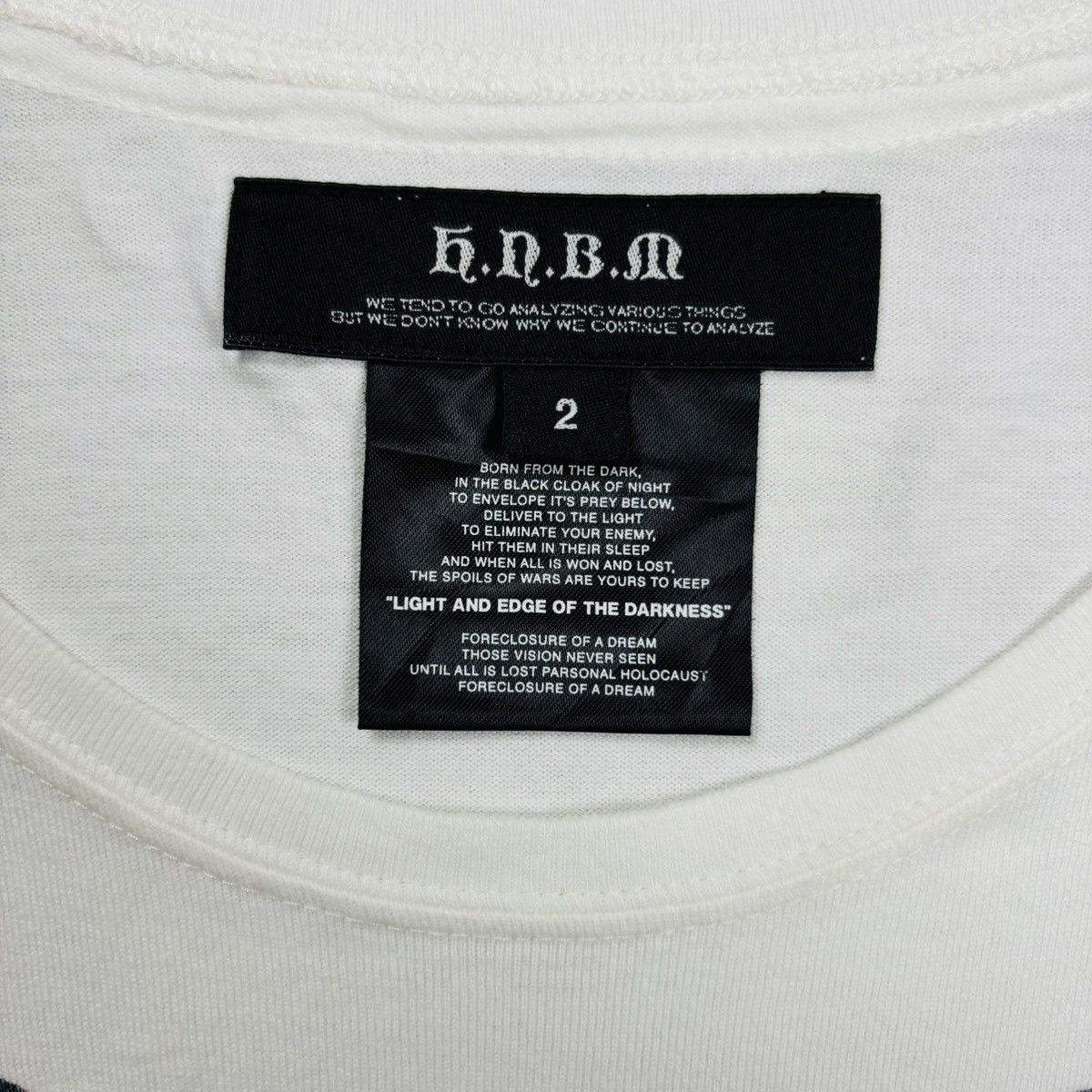 KMRii 2000s HNBDM - Caotica Vkei Style Tee Size US M / EU 48-50 / 2 - 4 Thumbnail