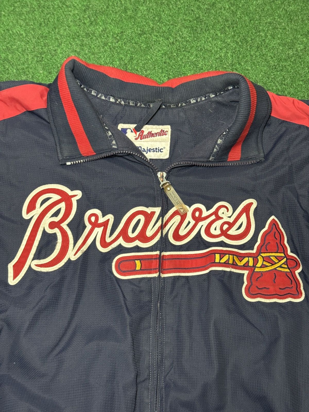 Majestic Vintage 90s Atlanta Braves Jacket AUTHENTIC Majestic MLB Size US L / EU 52-54 / 3 - 2 Thumbnail