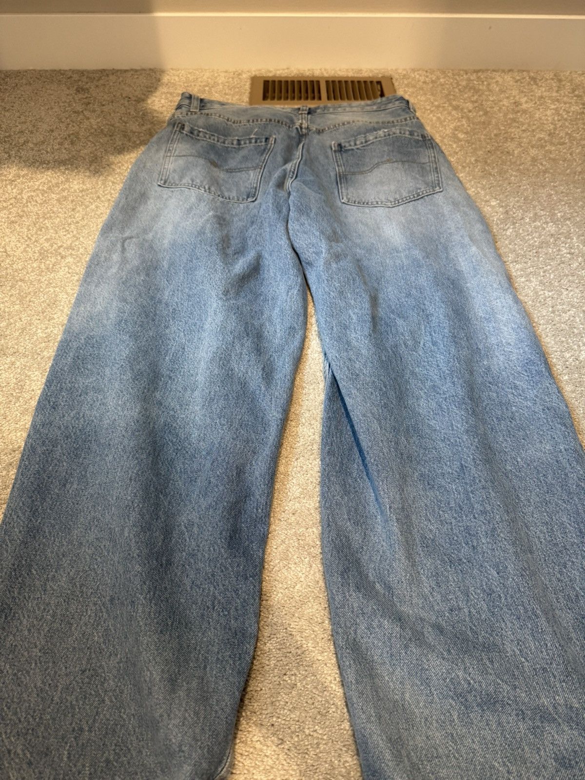 Other Light Blue Baggy Denim Size US 33 - 2 Thumbnail