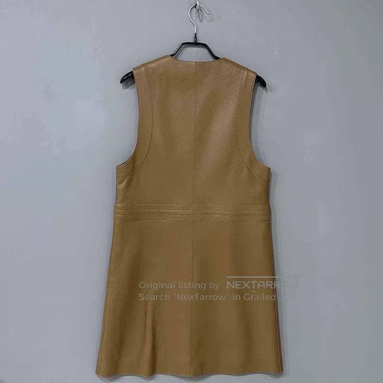 Hermes Hermes Deer Leather Long Vest Jacket Size XS / US 0-2 / IT 36-38 - 3 Thumbnail
