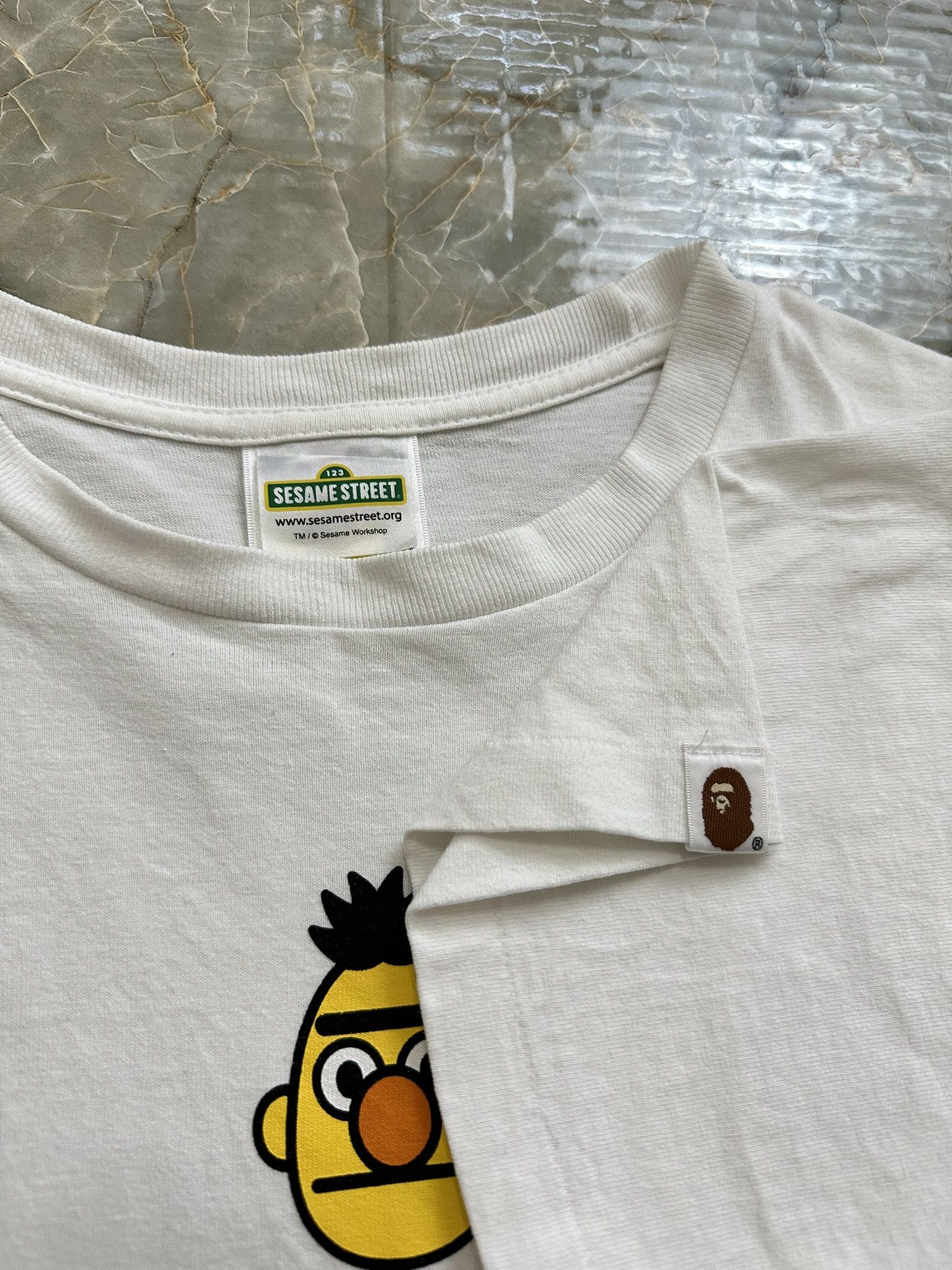 Bape OG 2015 Sesame Street Monogram Tee Size US M / EU 48-50 / 2 - 3 Thumbnail