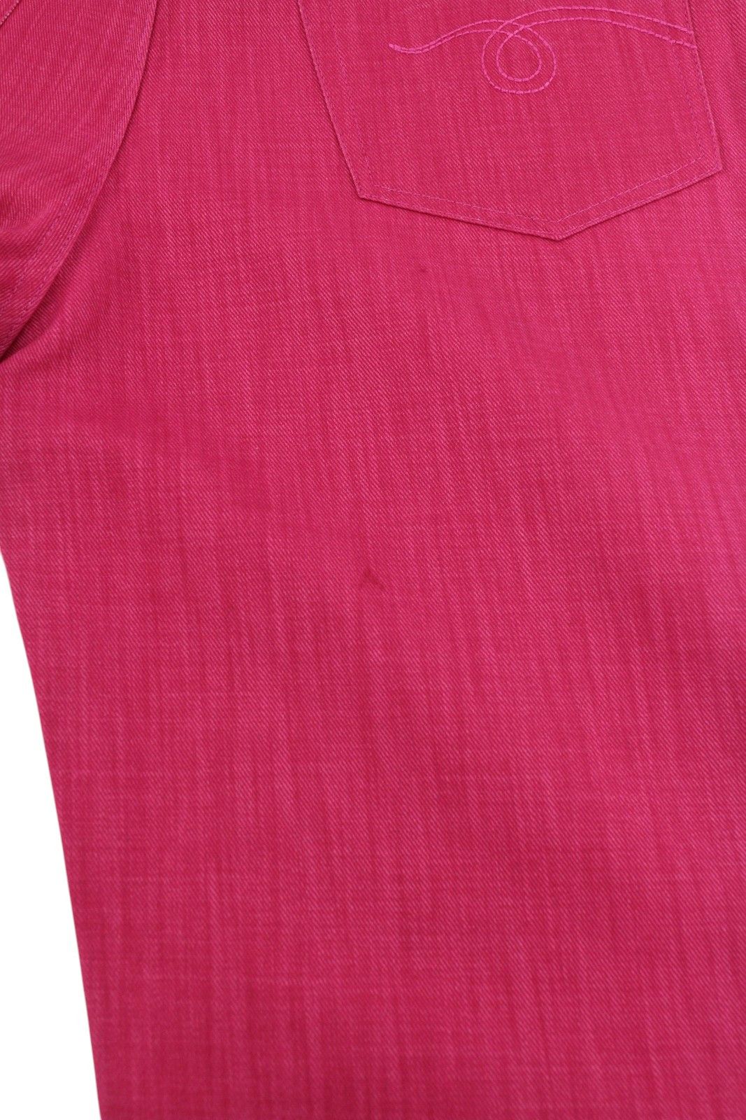 R13 DAMON PLEATED 27 Vivid Pink Wide Leg Zip Denim 86224 Size 27" / US 4 / IT 40 - 7 Thumbnail