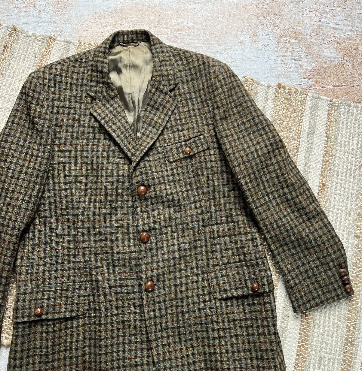Vintage Barthorn vintage Irish tweed checked blazer jacket Size US M / EU 48-50 / 2 - 4 Thumbnail