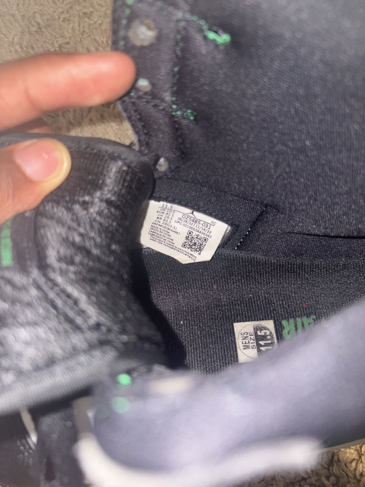 Jordan Brand Jordan 1s High Lucky Og Lucky Green Size US 11 / EU 44 - 5 Thumbnail