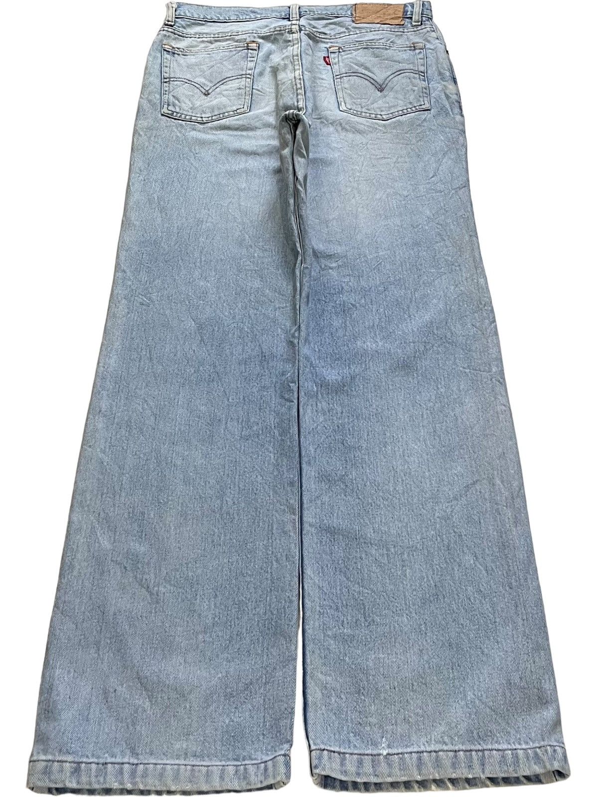 Levi's × Levi's Vintage Clothing SALES🔥Vintage 90s Levis 505 Faded Wash Loose Jeans Size US 31 - 2 Thumbnail