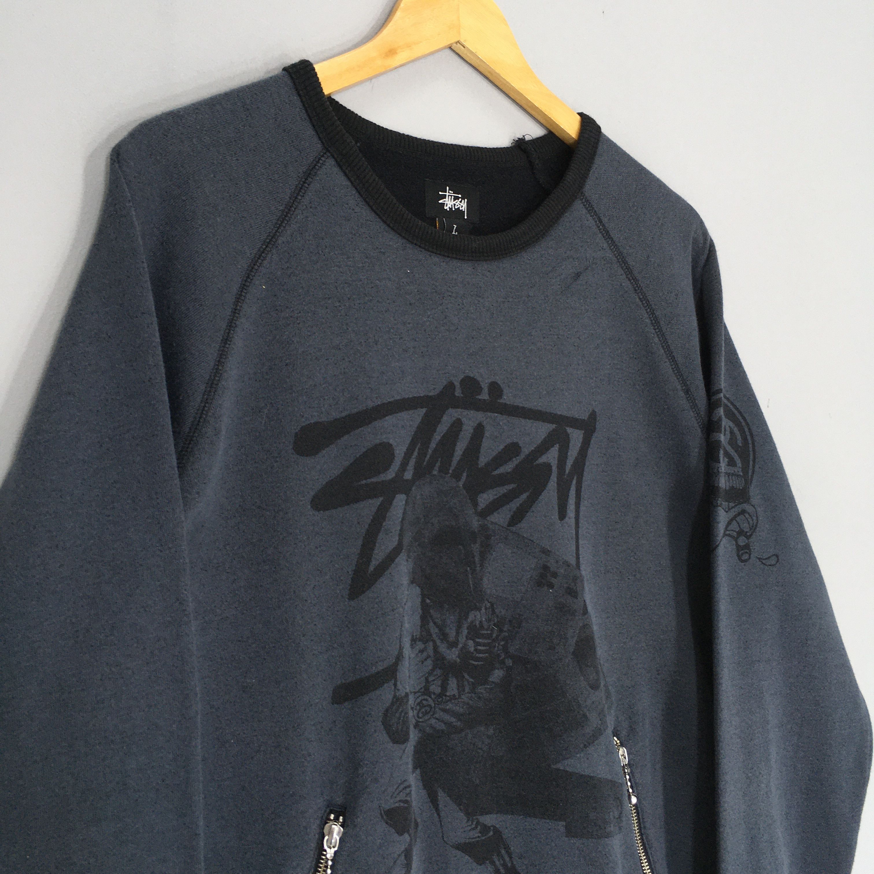 Kostas Seremetis Stussy x Kostas Seremetis The Machine Sweatshirt Large Size US L / EU 52-54 / 3 - 3 Thumbnail