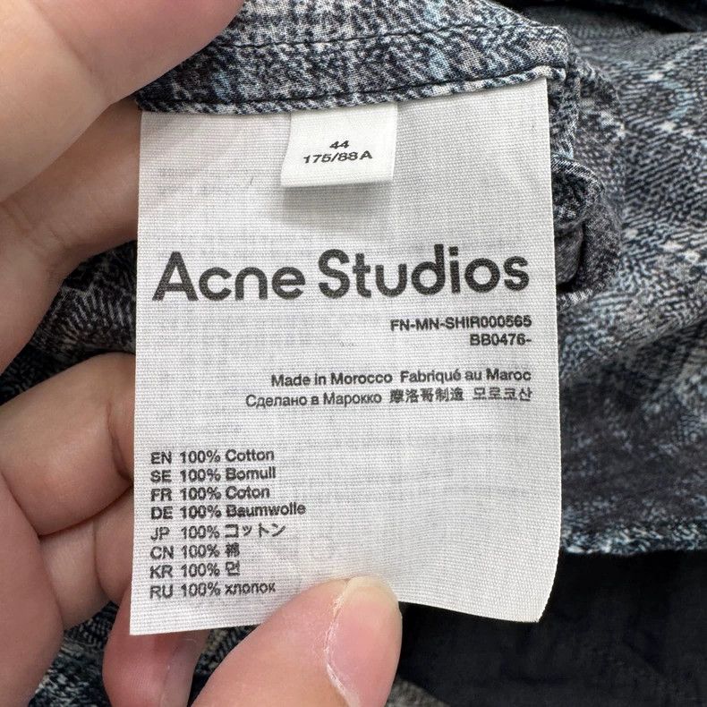 Acne Studios acne studios Printed color matching shirt 2504-Nextarrow Size US S / EU 44-46 / 1 - 3 Thumbnail