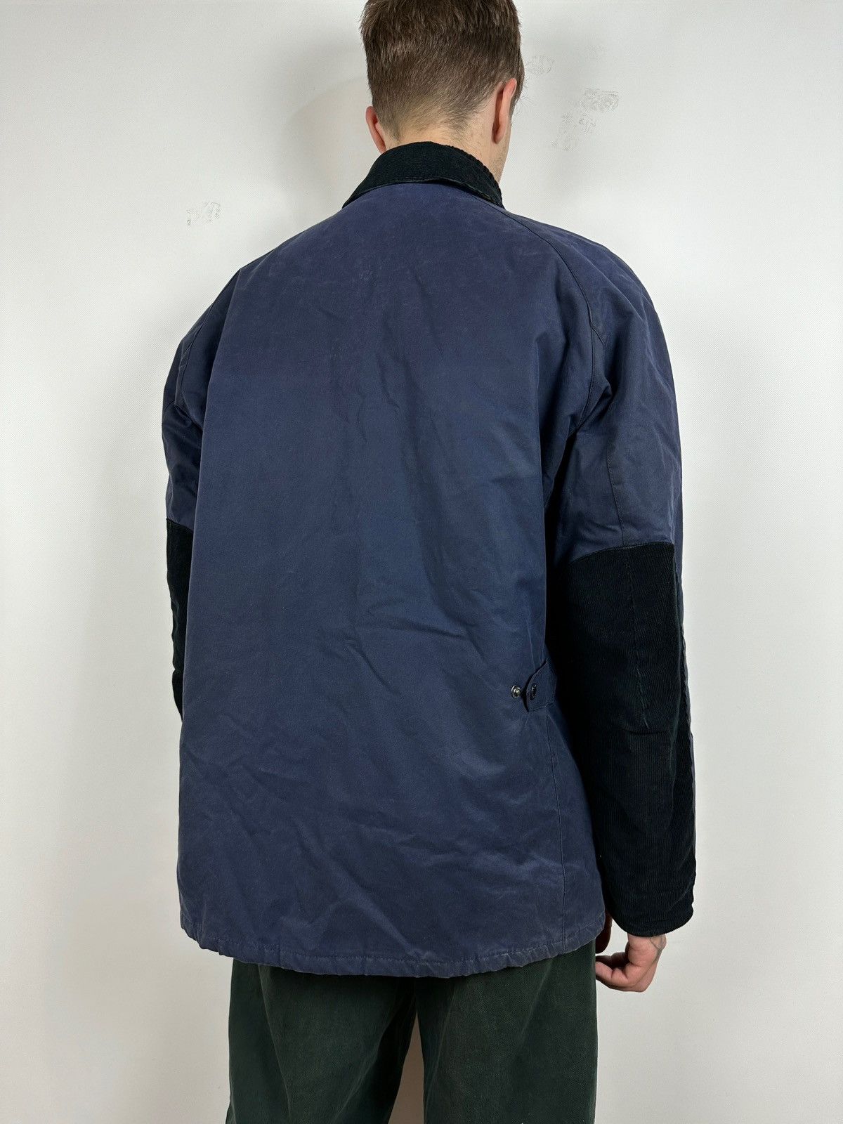 Barbour strathyre navy online