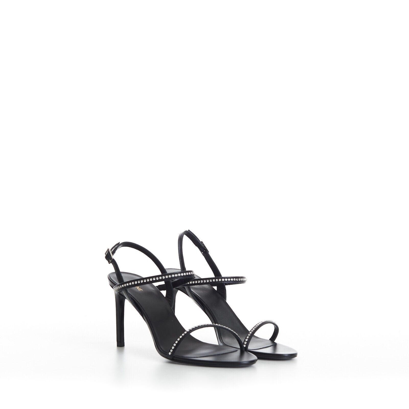 Celine Soir Strap Sandal with Strass in Lambskin with Strass Size US 7 / IT 37 - 1 Thumbnail