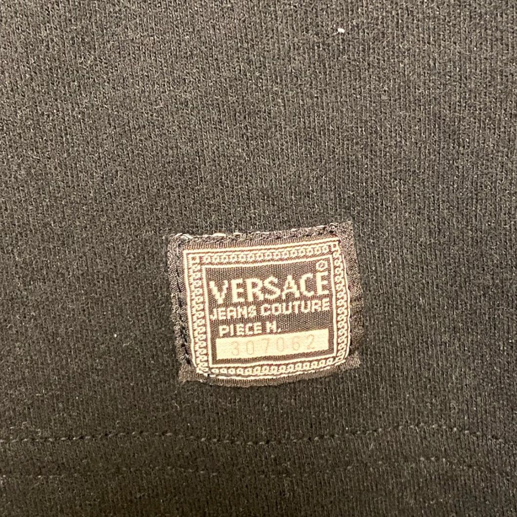 Versace Jeans Couture VINTAGE Versace Jeans Couture Shirt Mens Large Black Dark Wash Mock Neck Long Sleeve Knit Breathable Everyday Wear Size US L / EU 52-54 / 3 - 6 Thumbnail