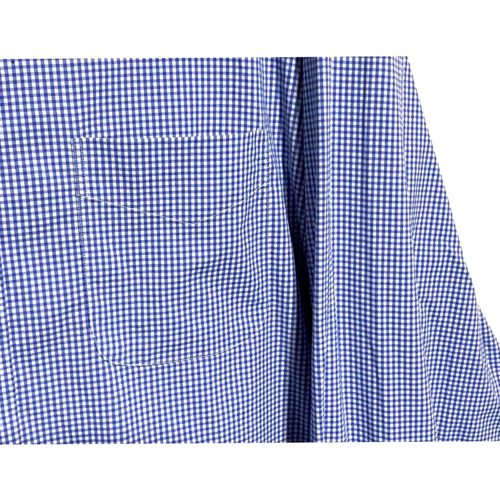 Vintage Donald Ross Button Shirt Mens XXL Blue White Gingham Golf Classic Office Work Size US XXL / EU 58 / 5 - 4 Thumbnail