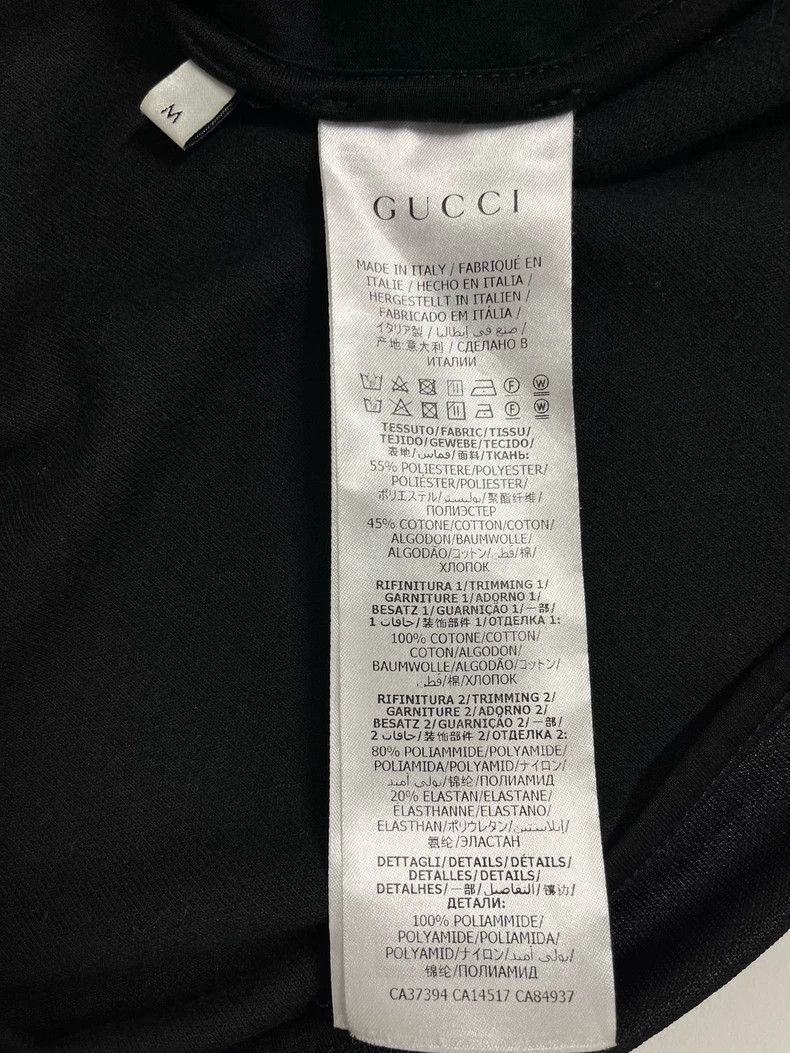 Gucci Gucci Black and yellow reflective side string logo zipper j Size US M / EU 48-50 / 2 - 5 Thumbnail