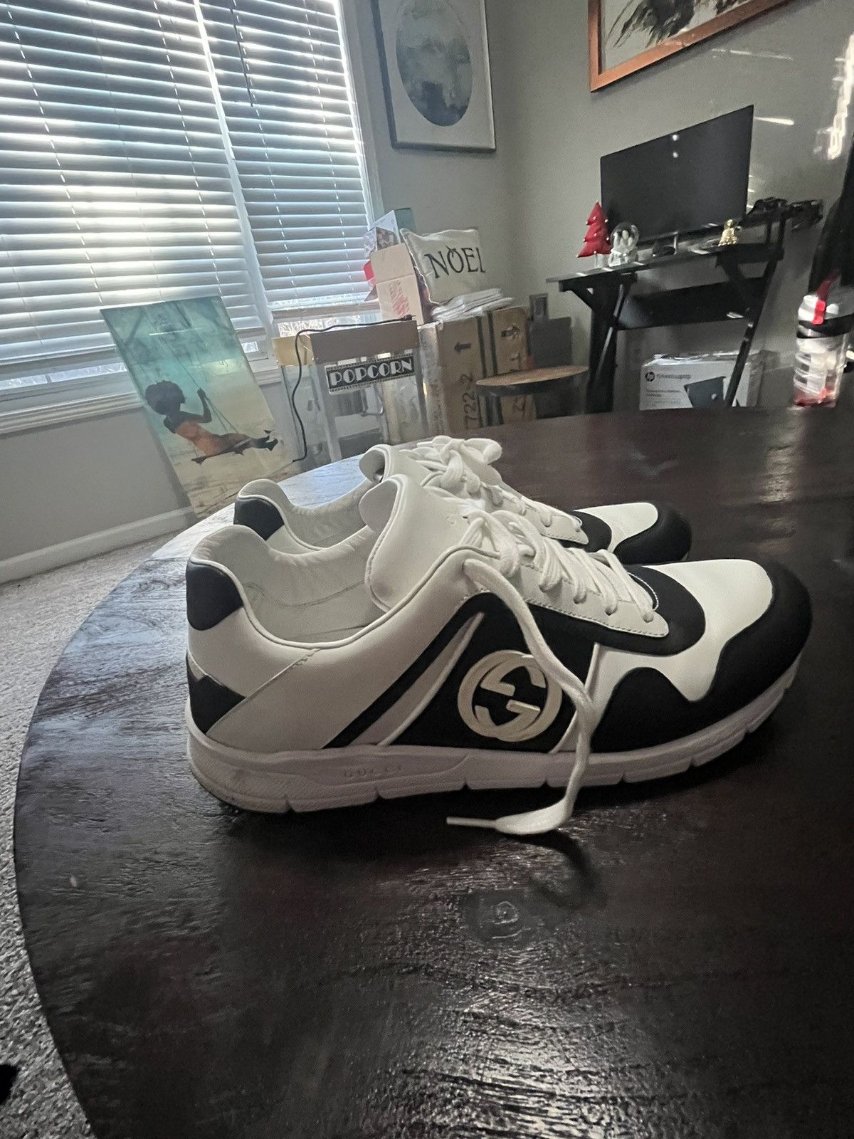 image of Gucci Mac 80 Shoes in White, Men's (Size 9)