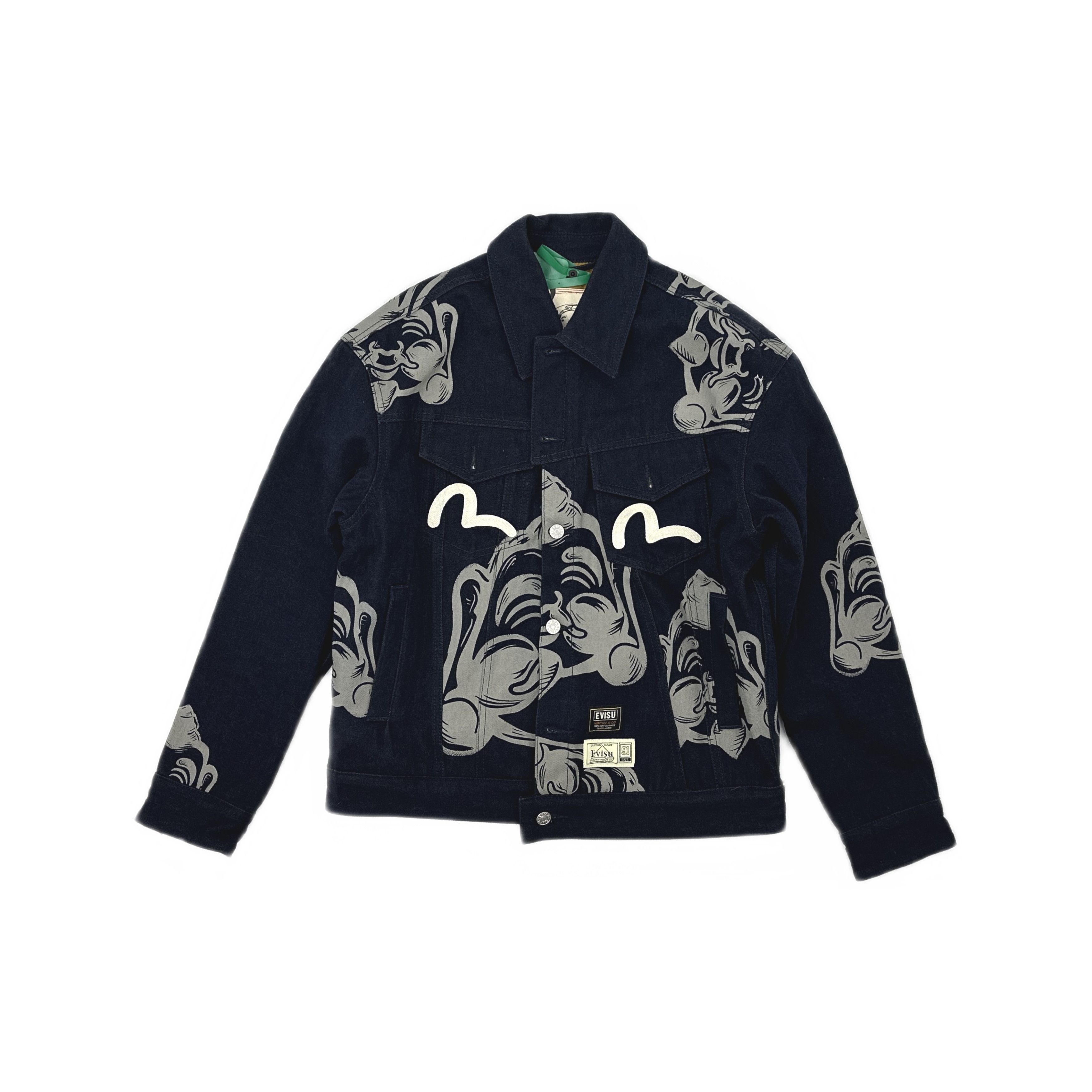 palace evisu denim jacket 2024 エビス　ジャケット Evisu × Palace 2024 S/S Evisu X Palace Denim Jacket | Grailed