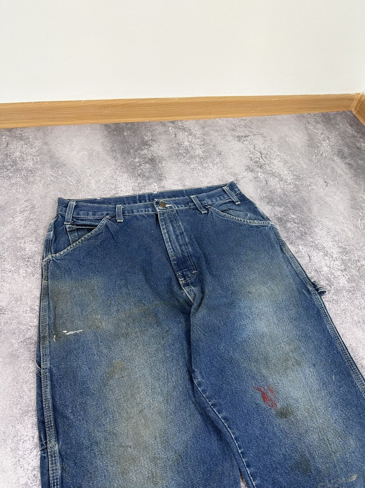 Dickies Vintage Dickies USA Carpenter Baggy Cargo Utility Work Pants Size US 34 / EU 50 - 13 Thumbnail