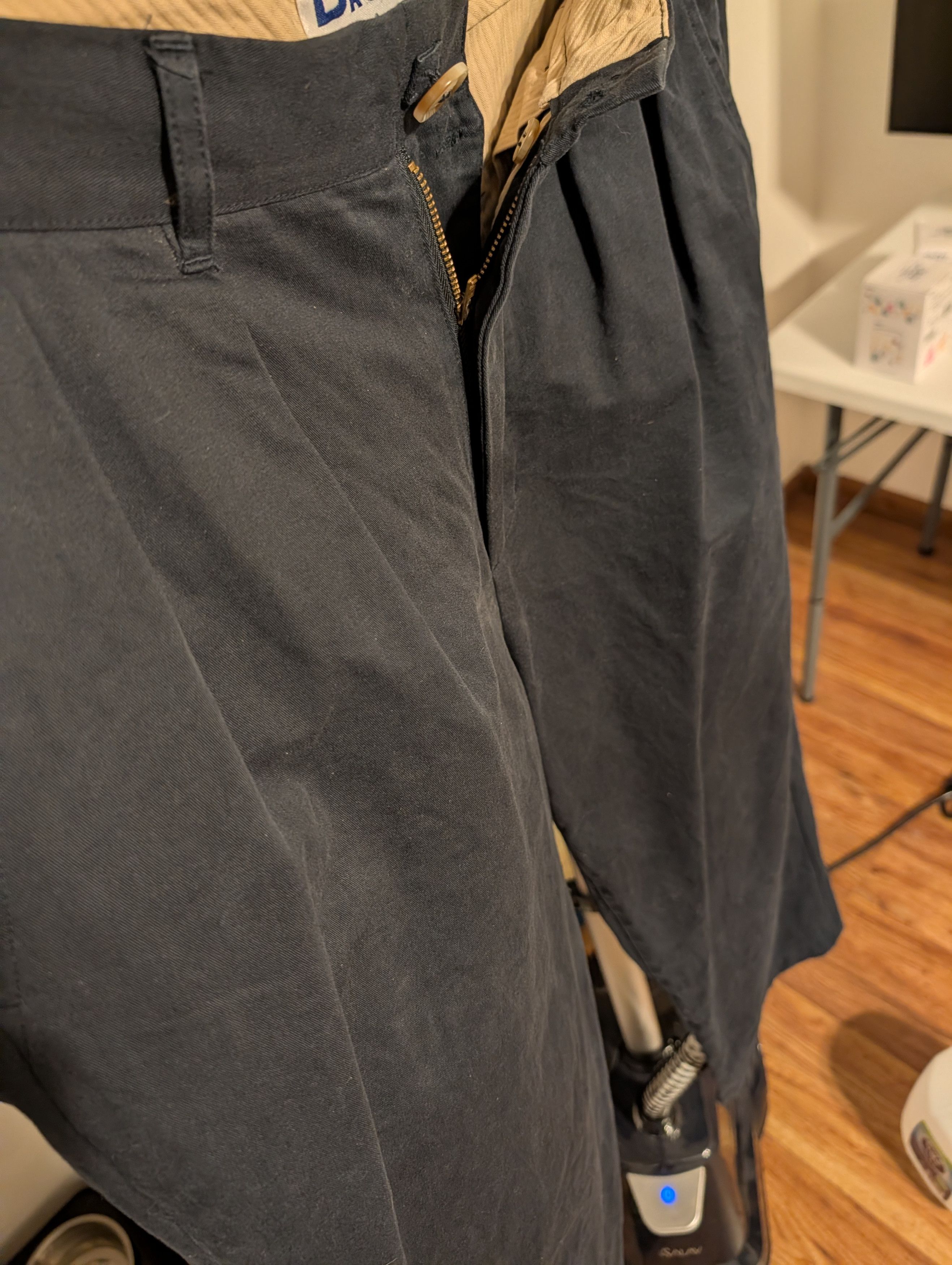 Brother Brother Double Pleated Trouser Size US 33 - 7 Thumbnail