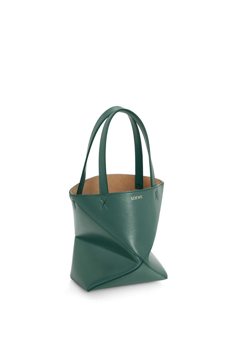 Loewe o1in1g0426 Size: OS/ Puzzle Fold Mini Tote Bag in Vetiver Size ONE SIZE - 2 Thumbnail