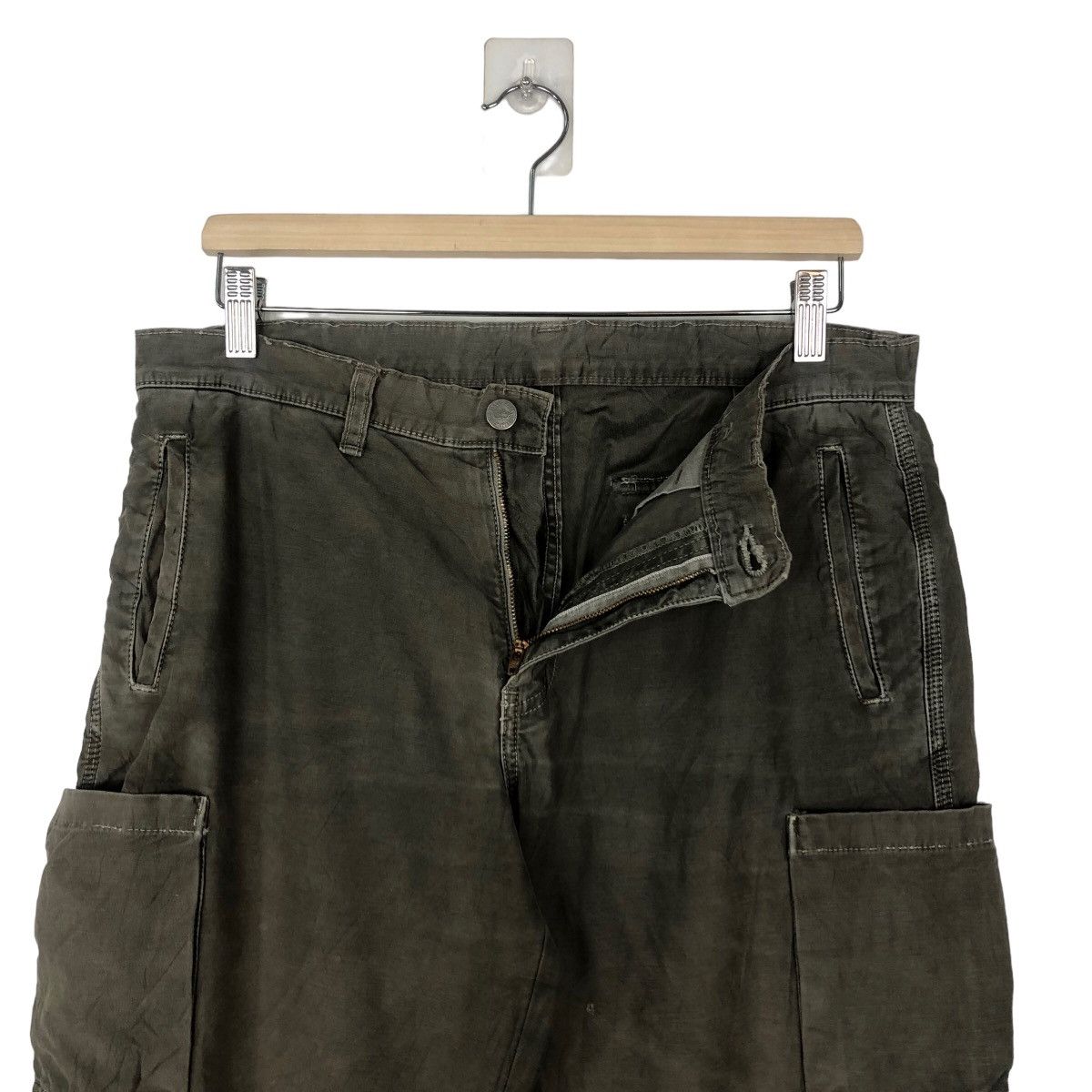 Issey Miyake VINTAGE BUSH CARGO PANTS BOWCUT GLOBALWORK ISSEY MIYAKE Size US 30 / EU 46 - 8 Thumbnail