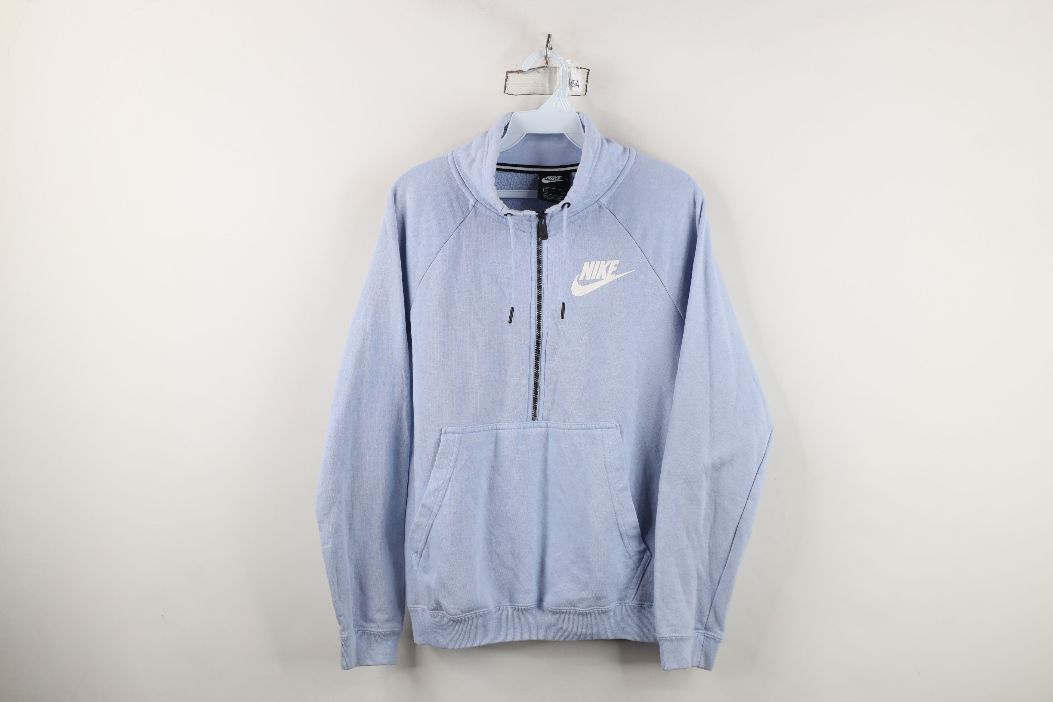 Nike Nike Sportswear Club Essential Half Zip Sweatshirt Blue Size S / US 4 / IT 40 - 1 Thumbnail