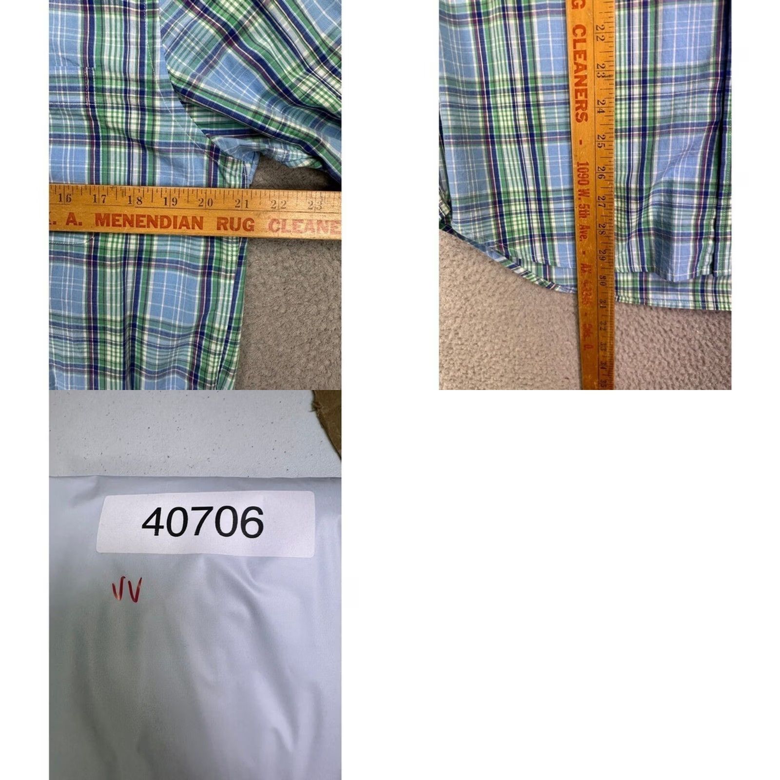 Vineyard Vines Vineyard Vines Tucker Shirt Mens Medium Blue Tartan Plaid Slim Button-Down Button-Up Size US M / EU 48-50 / 2 - 8 Thumbnail