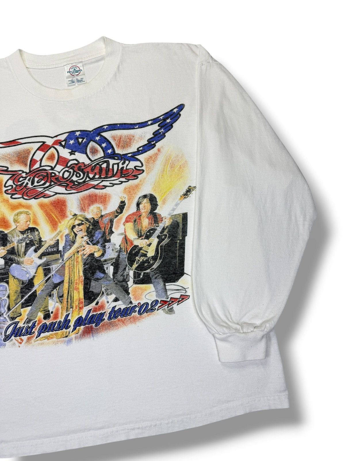 Band Tees Vintage 2002 Aerosmith Sorayama Long Sleeve Tee Size US XL / EU 56 / 4 - 4 Thumbnail